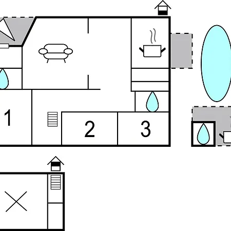 Holiday home Three-bedroom In